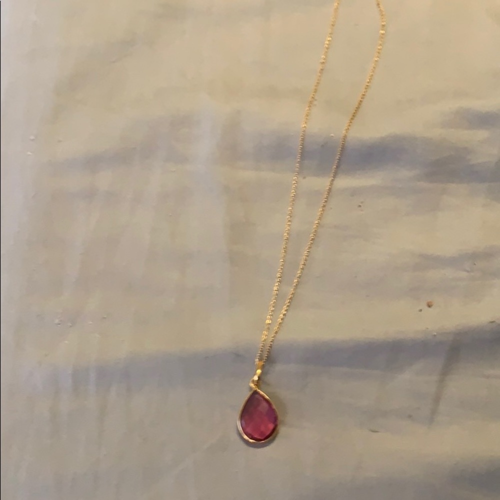 Pink pendant necklace NWOT